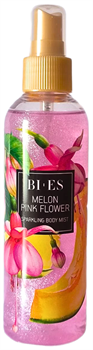  Цветочный спрей для тела с блесками SPARKLING MELON PINK FLOWERS 200мл - фото 4748